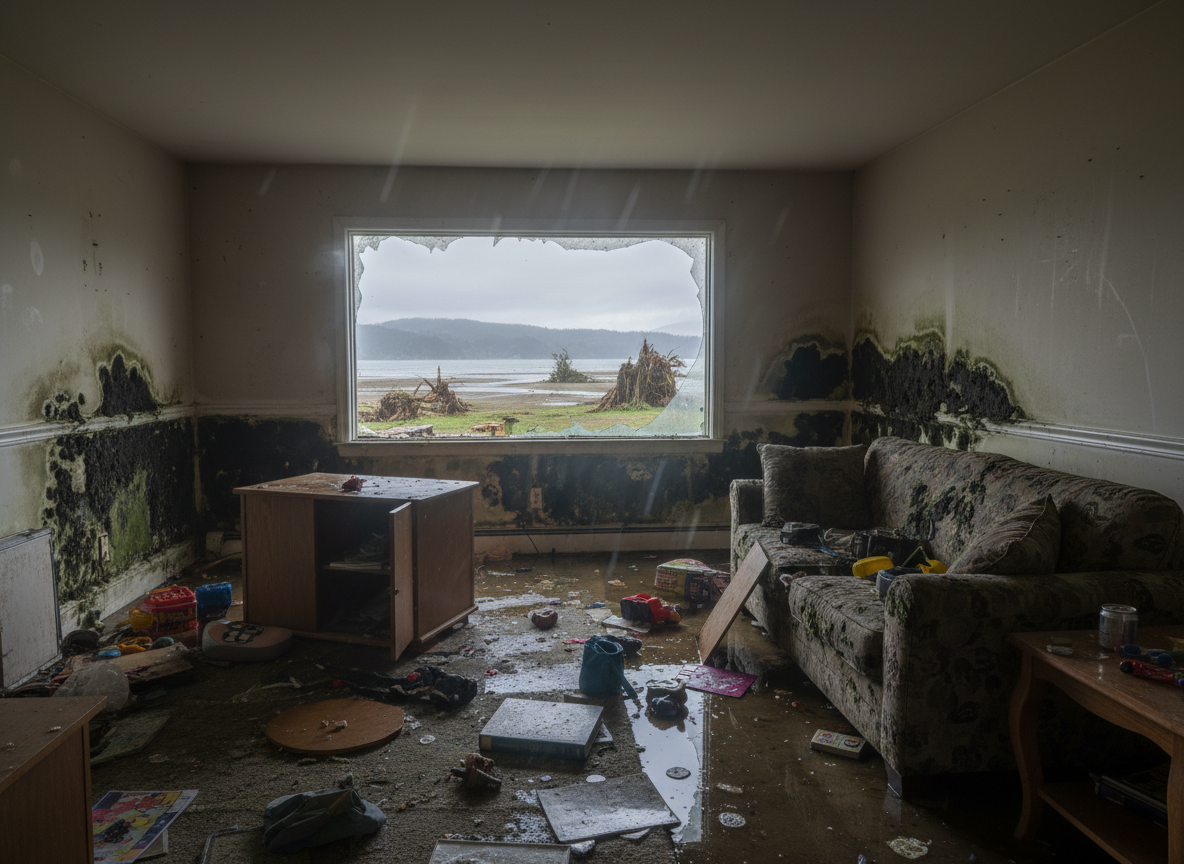 When Island Storm Flooding Leads To Mold On Camano Island