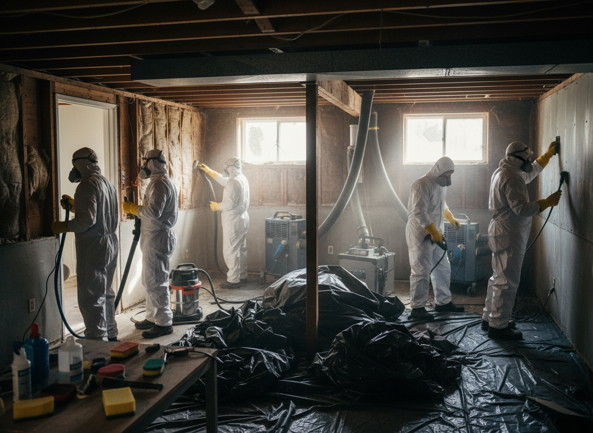 Mold Remediation Service work by Mold Remediation Service Camano Island in Camano Island,, Washington