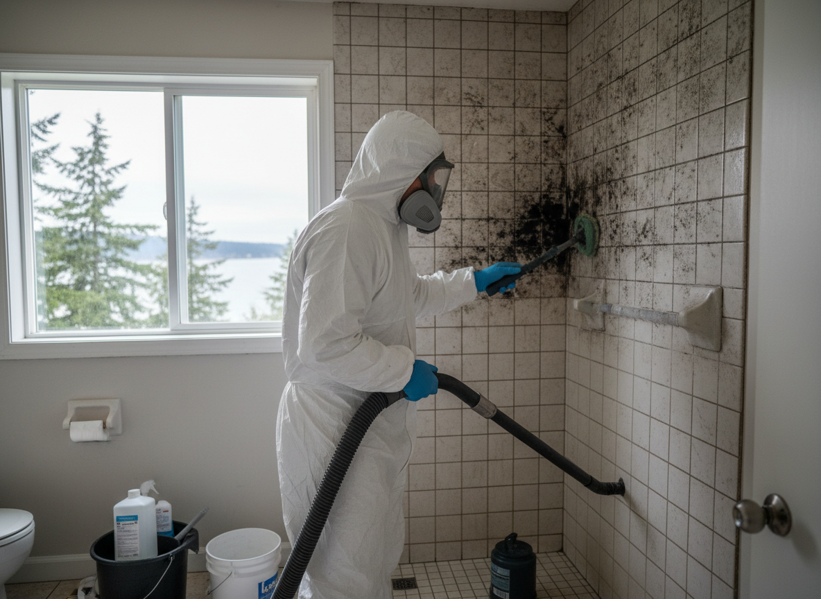 bathroom mold removal service in Camano Island,