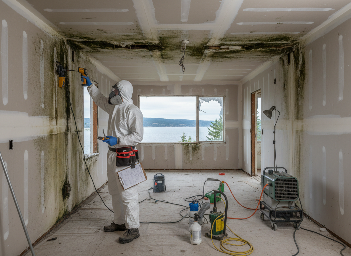 Commercial mold inspection in Camano Island,