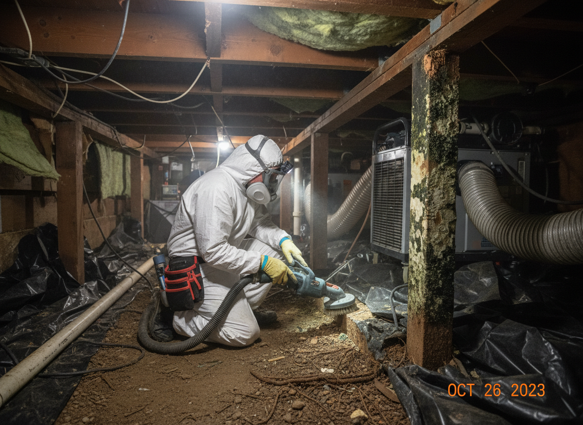 crawl space mold removal in Camano Island,
