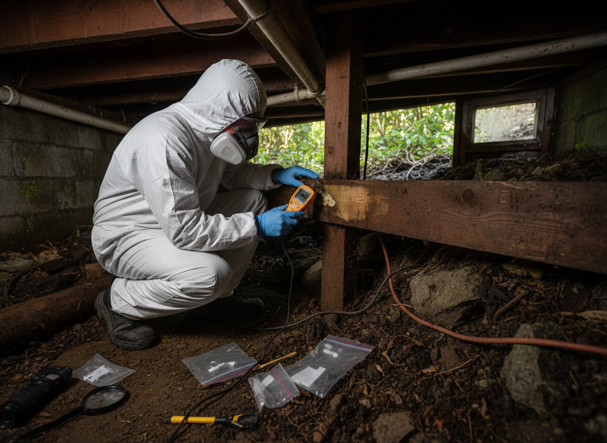 Home mold inspection in Camano Island,
