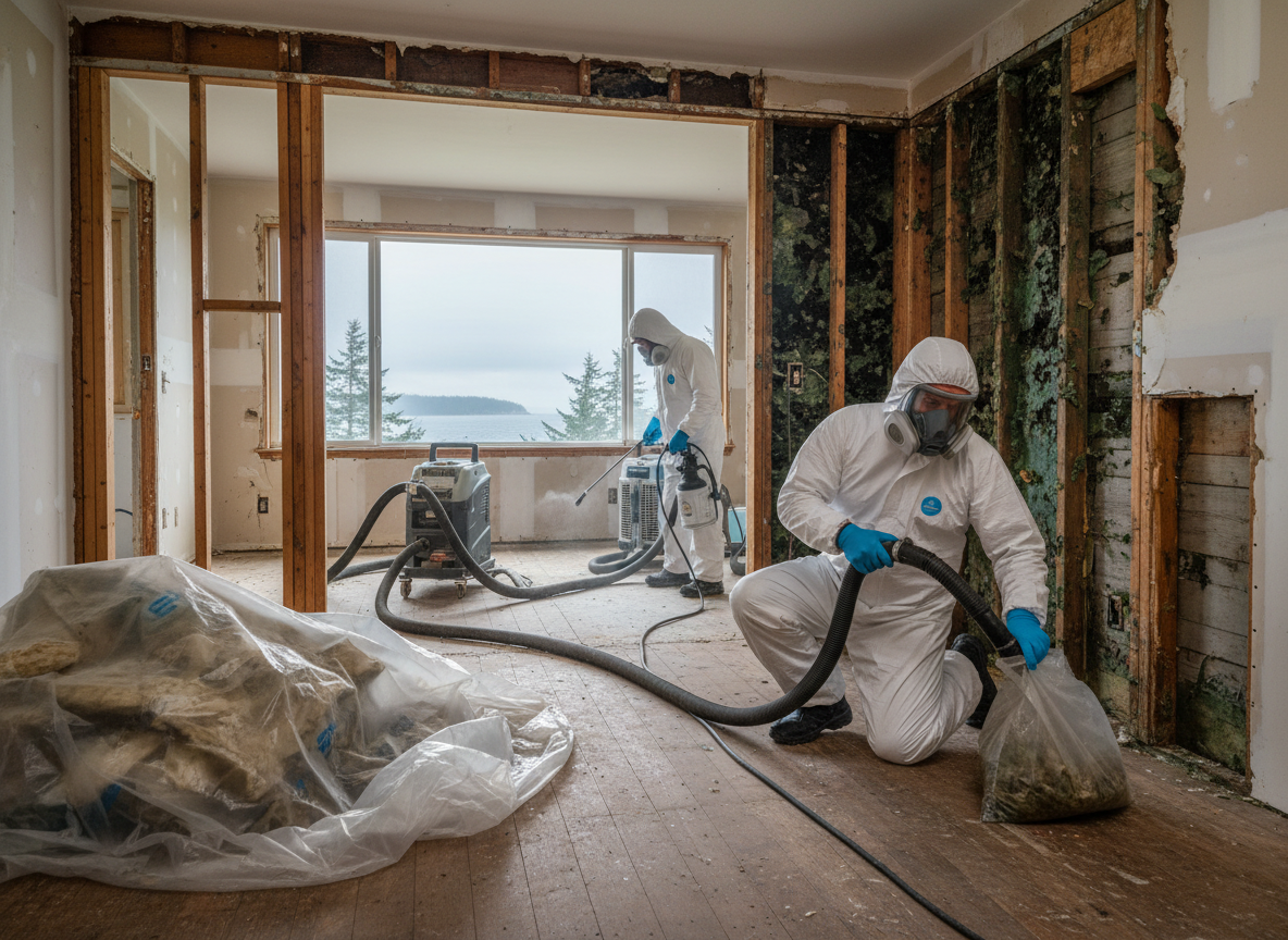 water damage mold remediation in Camano Island,